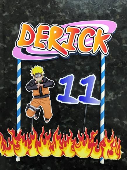 Topo de bolo - Naruto