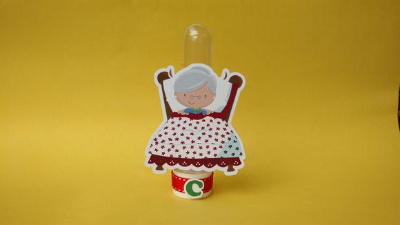 Tubete chapeuzinho vermelho