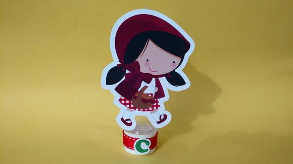 Tubete chapeuzinho vermelho