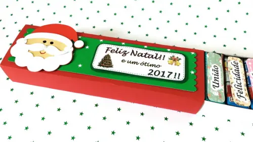 Caixa com chocolate - Natal 2