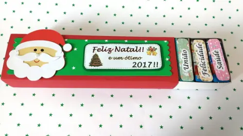 Caixa com chocolate - Natal 2