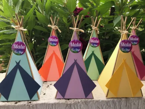 Caixa cone - Tie Dye