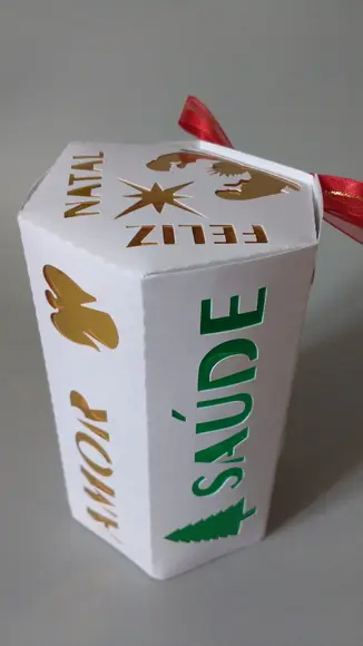 Caixa Felicitações com PANETONE - Natal