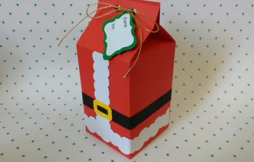 Caixa milk -Papai Noel