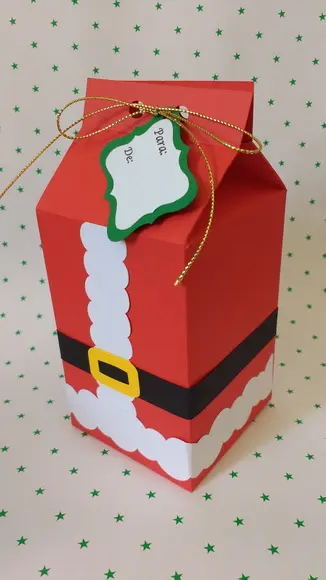 Caixa milk -Papai Noel