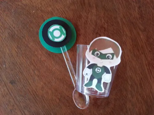 Copo brigadeiro - Lanterna verde