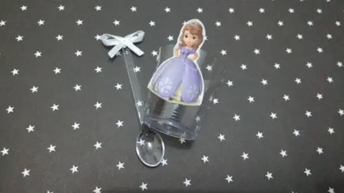 Copo brigadeiro - Princesa Sofia