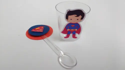 Copo brigadeiro - Super homem