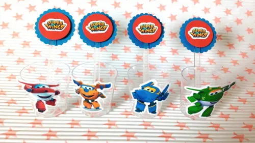 Copo brigadeiro - Super wings