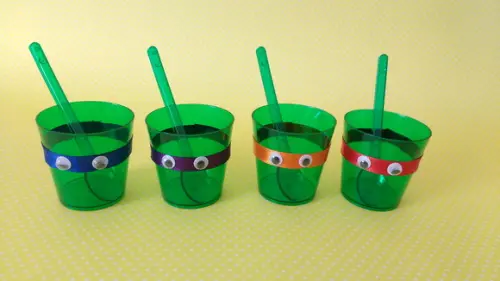 Copo brigadeiro - tartaruga ninja