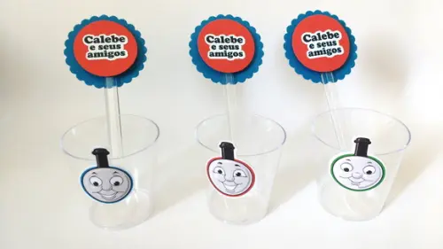 Copo brigadeiro - Trem thomas