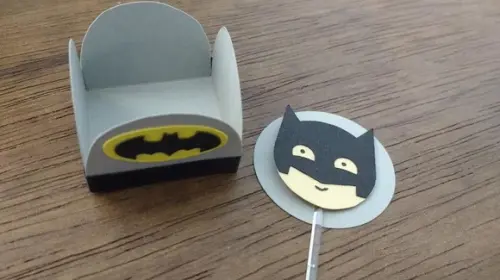 Forminha + topper - Batman