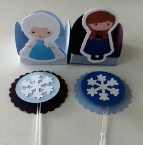 Forminha + topper - Frozen