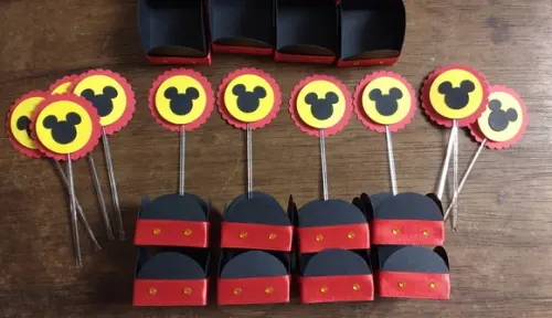 Forminha + topper - Mickey