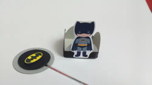 Forminha + topper Batman