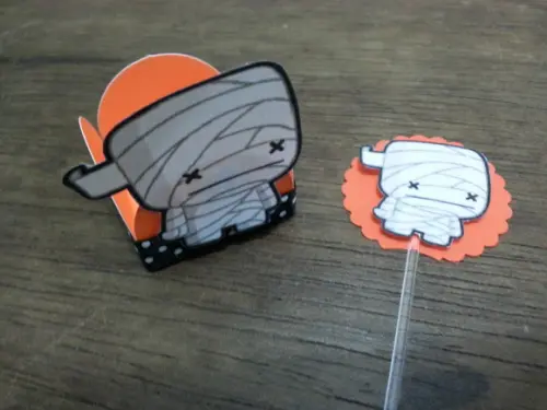 Forminha+topper Halloween
