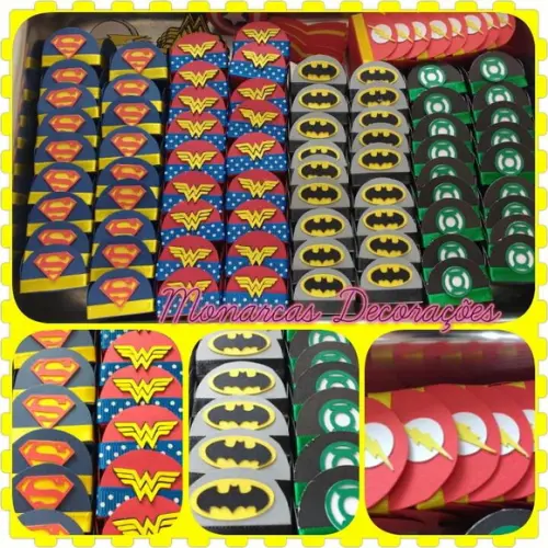 Forminhas Liga da justiça - kit