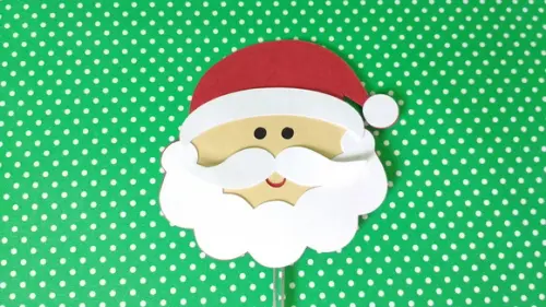 Kit 10un - Topper para Cupcake - Papai Noel