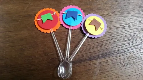 Kit 20un - Colher Brigadeiro - Festa Junina