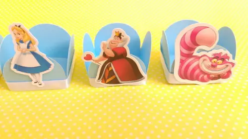 Kit 20un - Forminha - Alice no País das Maravilhas