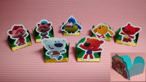 Kit 20un - Forminha - Be Be Bears