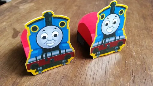 Kit 20un - Forminha de Doce - Trem Thomas