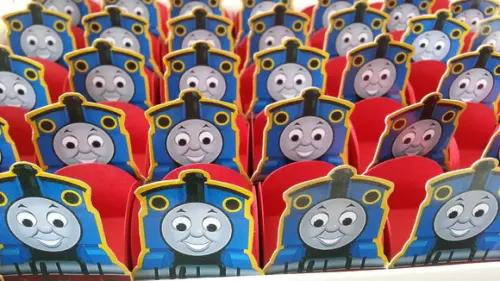 Kit 20un - Forminha de Doce - Trem Thomas