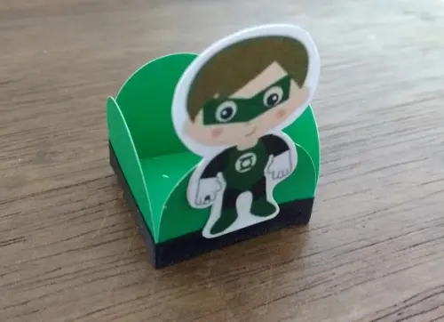 Kit 20un - Forminha Lanterna Verde