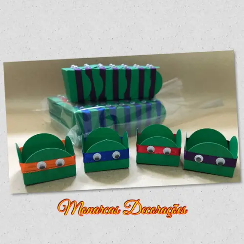 Kit 20un - Forminhas - Tartaruga Ninja