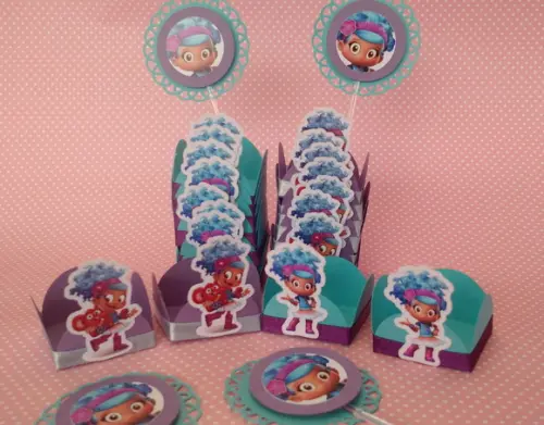 Kit 20un - Forminhas e Topper Cupcake - Luna Petunia