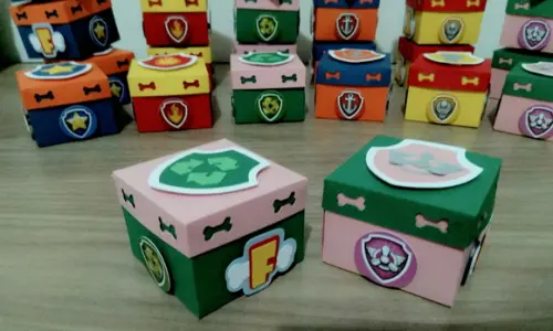 Kit 6un - Caixinha - Patrulha Canina