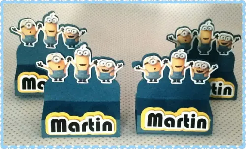 Porta chocolate duplo - Minions