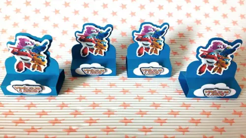 Porta chocolate duplo - super wings