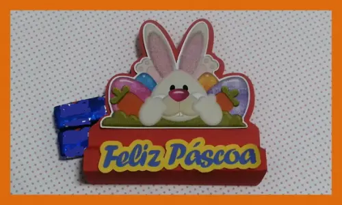 Porta chocolate quadruplo - Pascoa 1