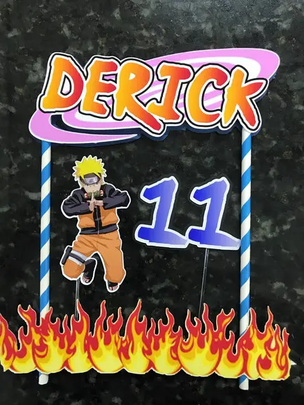 Topo de bolo - Naruto