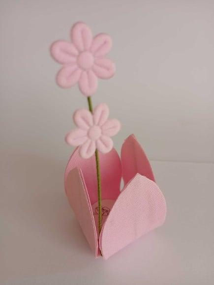 Forminha de Tecido Infantil Flor Encantada
