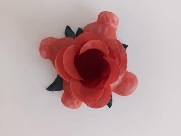 Forminha em Tecido Rosa