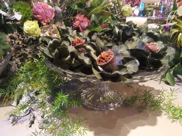 Forminha Tecido Buquet Flor Pessegueiro