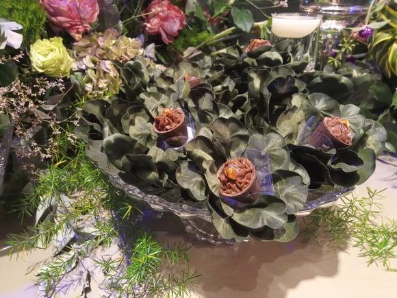 Forminha Tecido Buquet Flor Pessegueiro