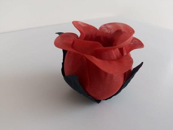 Forminha Tecido Botão Rosa