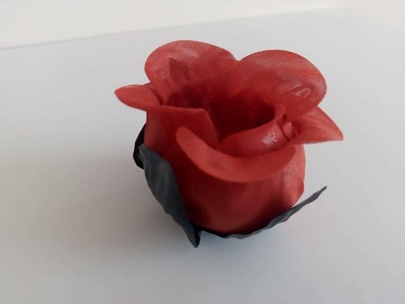 Forminha Tecido Botão Rosa
