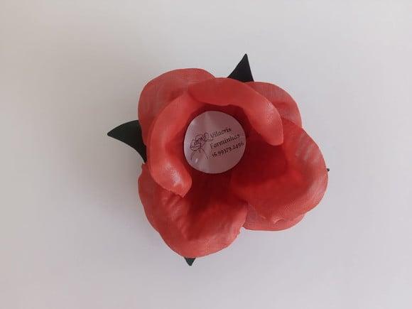 Forminha Tecido Flor 4 Pétalas