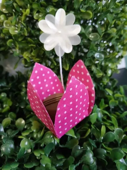 Forminha Caixeta de Tecido Infantil Florzinha