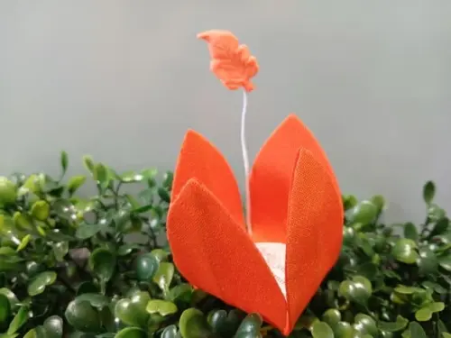 Forminha Caixeta Tecido Infantil Folha