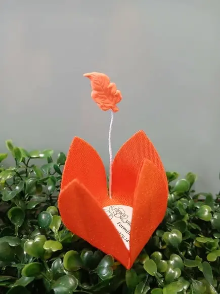 Forminha Caixeta Tecido Infantil Folha