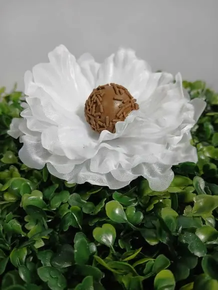 Forminha de Tecido Hibisco Dobrado