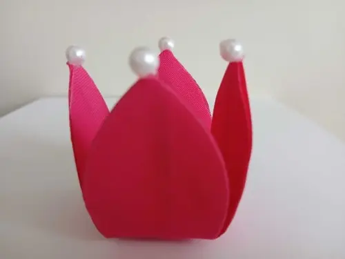 Forminha em Tecido Infantil 4 Pérolas