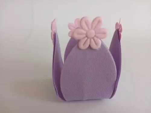 Forminha em Tecido Infantil 4 Flores