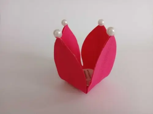 Forminha em Tecido Infantil 4 Pérolas
