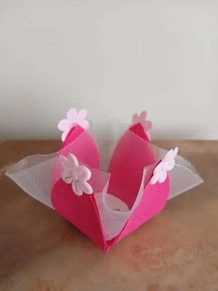 Forminha em Tecido Infantil Jardim Secreto 4 Flores